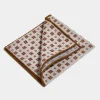 Sand fancy reversible pocket square - Made in Italy
