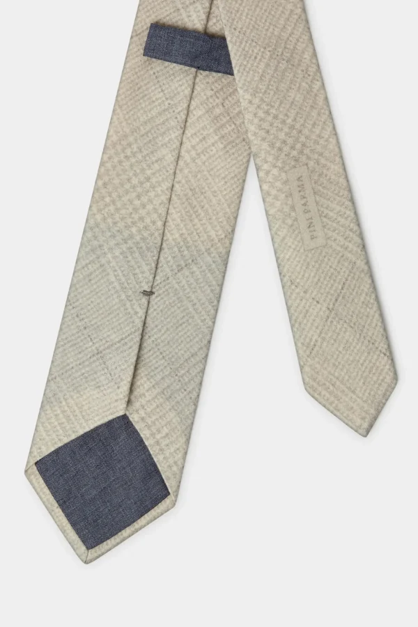 Sand Prince of Wales tie - Made In Italy