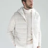 Sand ribbed cashmere blend vest - Made in Italy