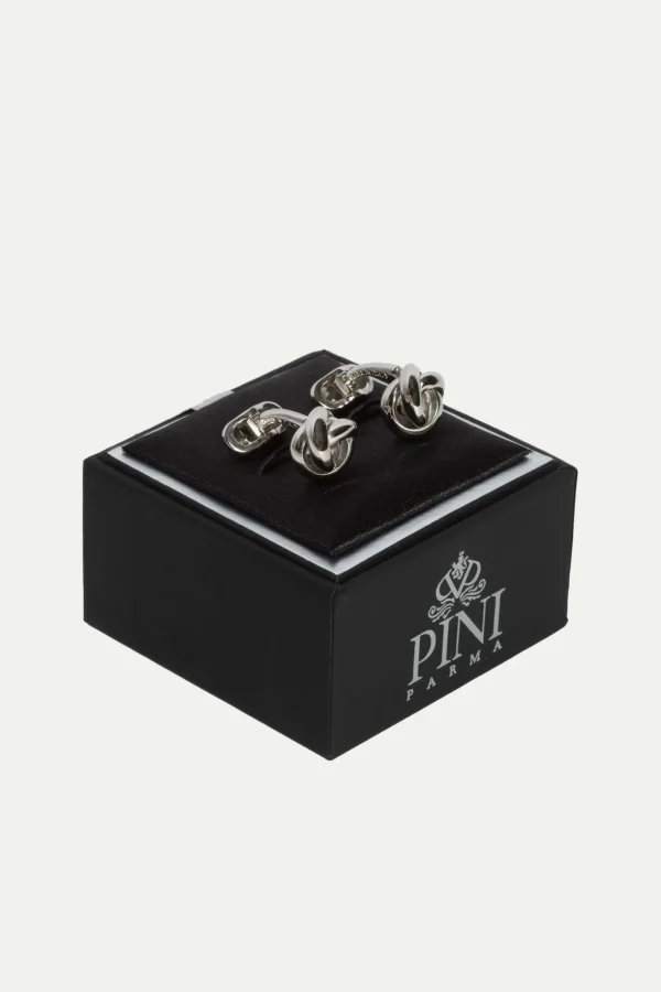 Silver knot cufflinks - Made in Italy