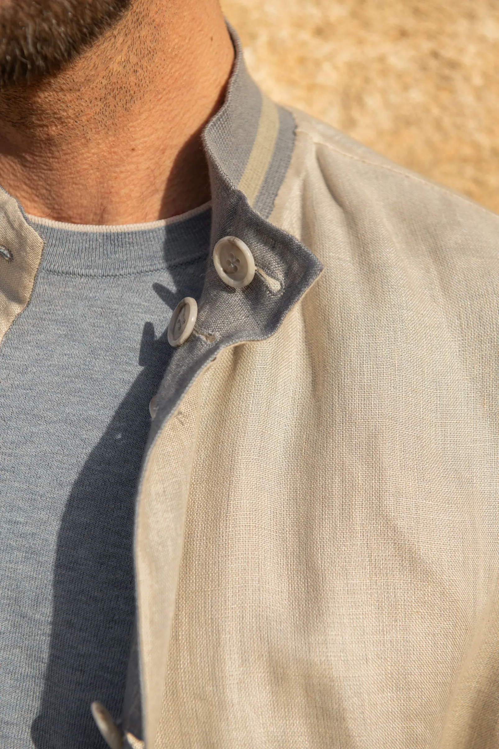 sky_grey_and_beige_revers_2.webp Sky grey and beige reversible bomber jacket – Made in Italy