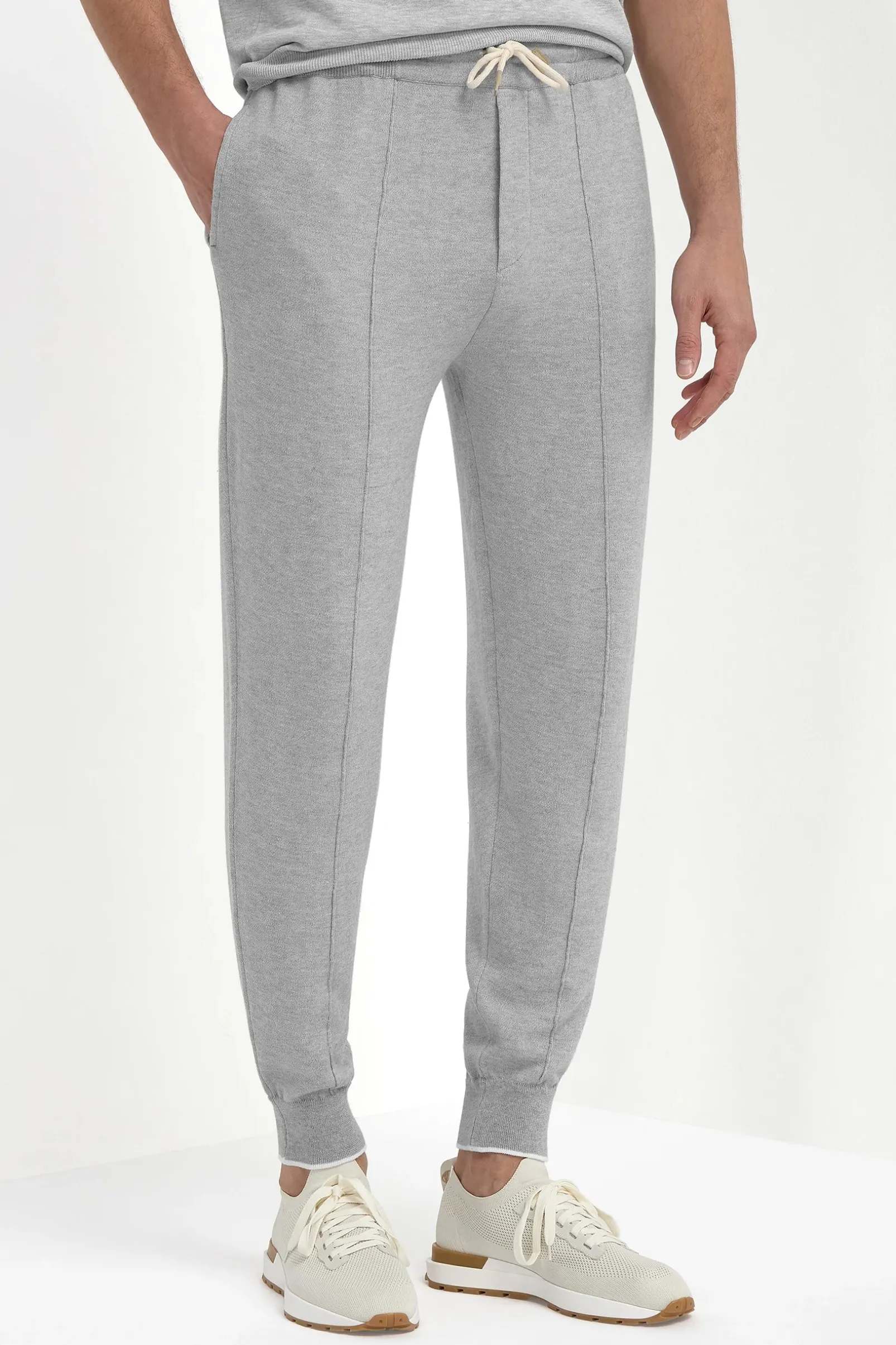 sky_grey_cashmere_blend_j_4.webp Sky grey cashmere blend jogger pants - Made in Italy