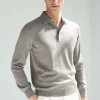 Taupe Merino polo – Made in Italy