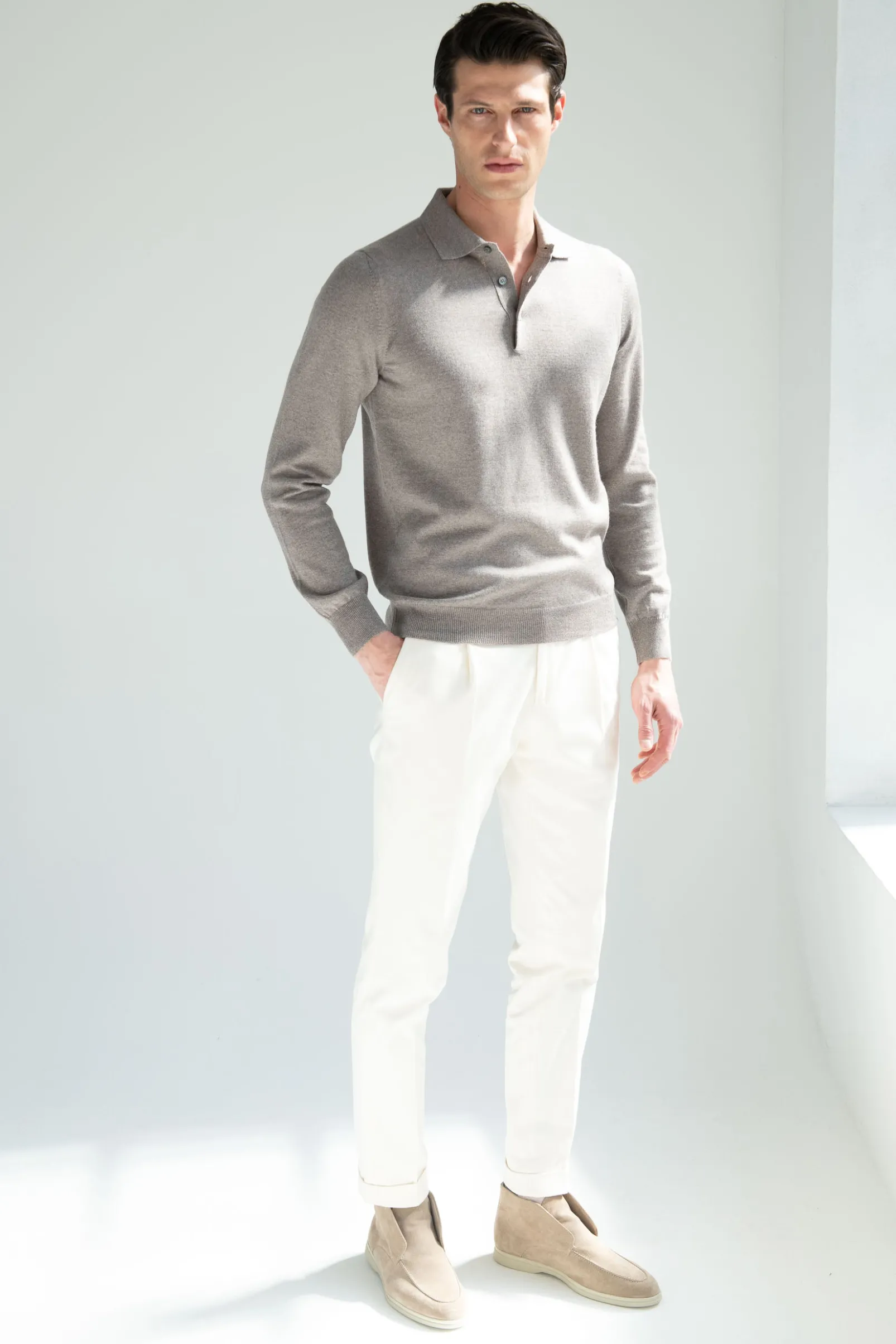 taupe_merino_polo__made_i_1.webp Taupe Merino polo – Made in Italy
