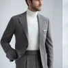 Taupe Prince of Wales suit - Made in Italy