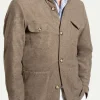 Taupe Safari Jacket flannel Super 180s – Made in Italy