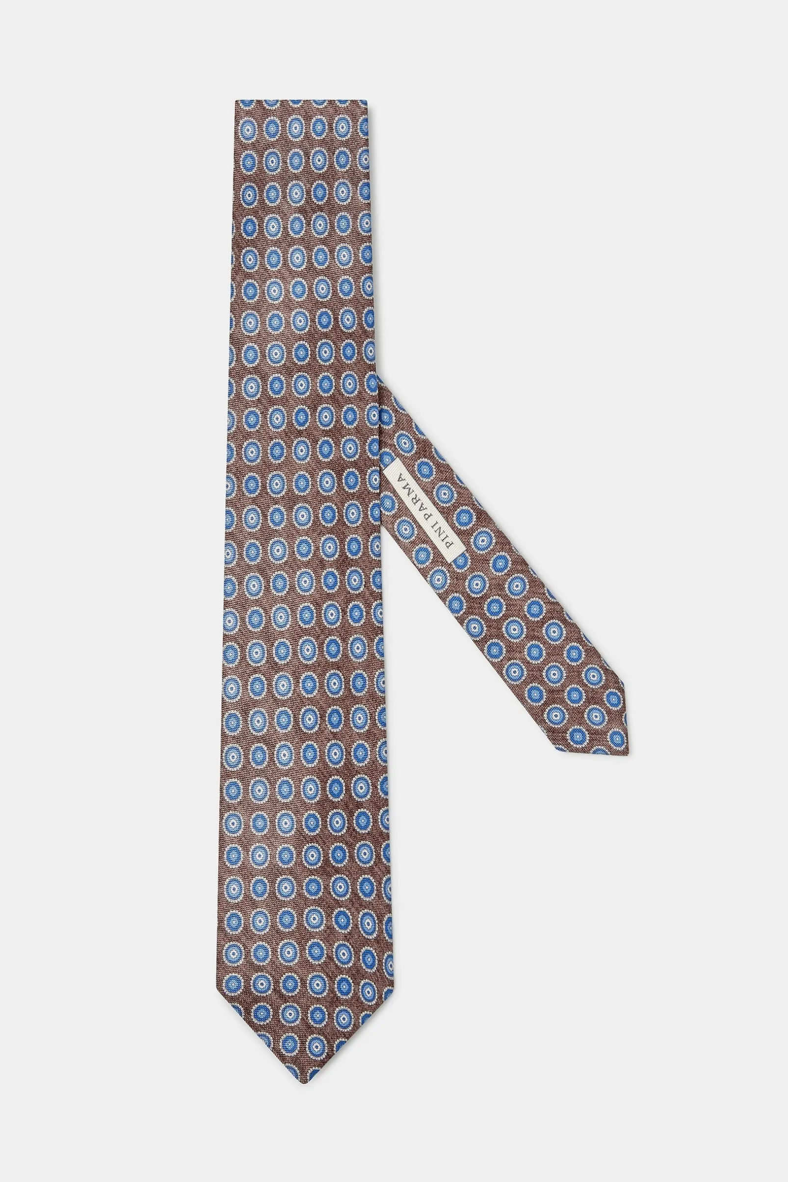 tobacco_fancy_silk_tie__m_0.webp Tobacco fancy silk tie - Made in Italy