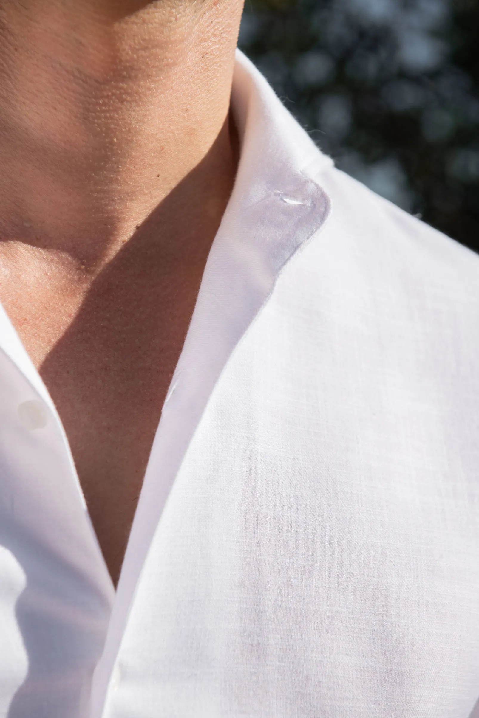 white_chambray_cotton_shi_1.webp White chambray cotton shirt - Made in Italy