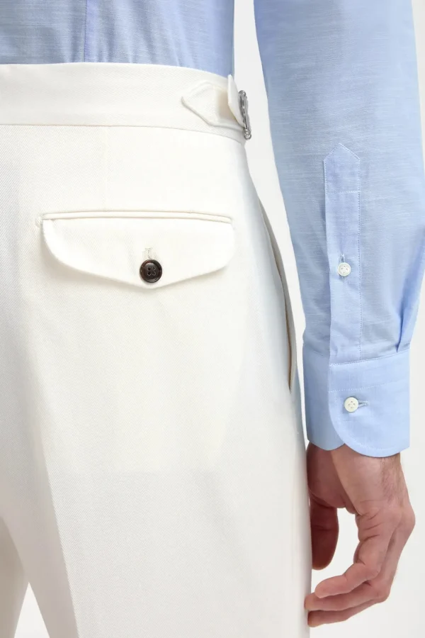 White cotton shorts - Made in Italy