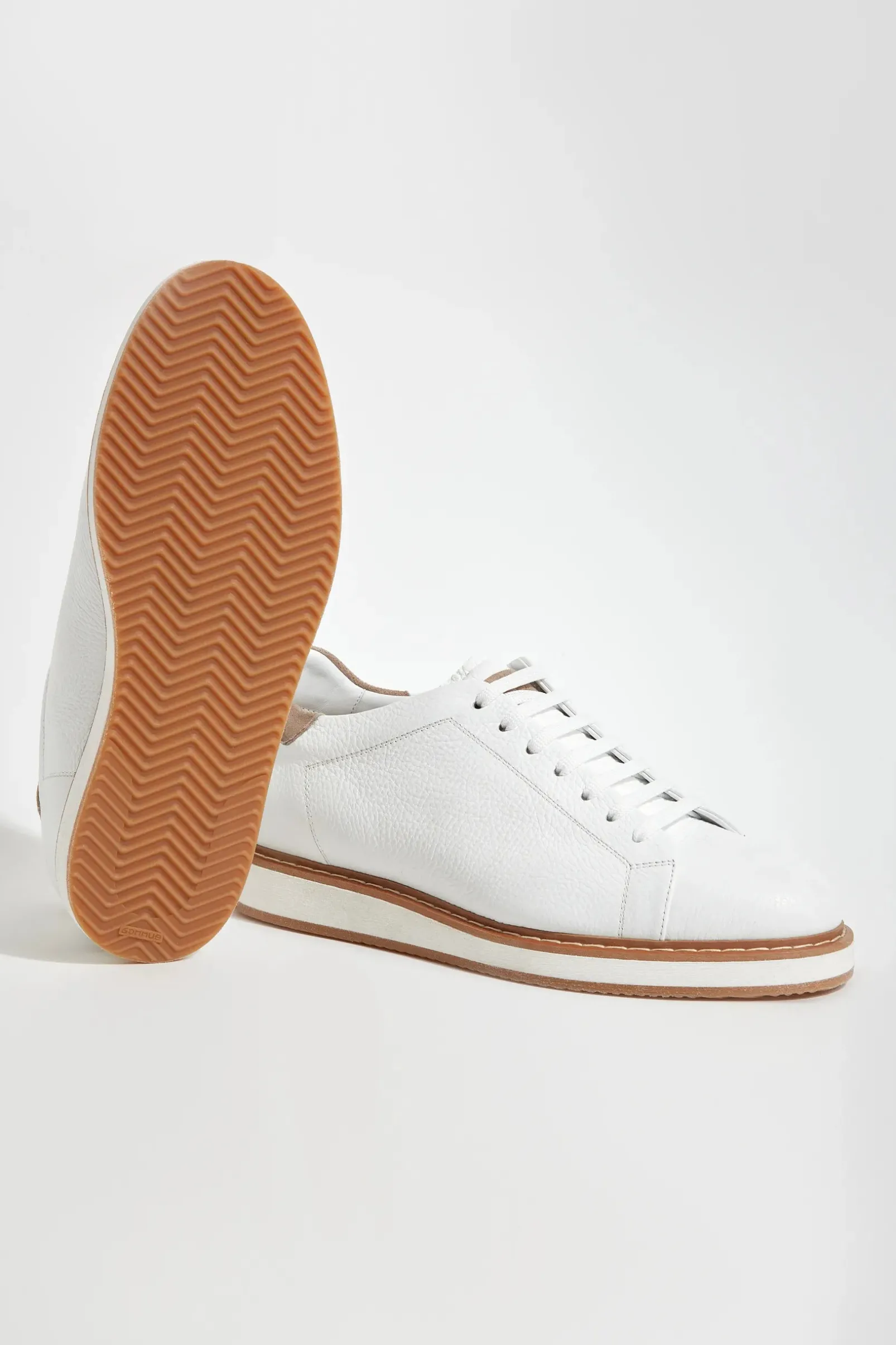 white_grained_sneakers__m_1.webp White grained sneakers - Made in Italy