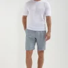 White knitted t-shirt - Made in Italy