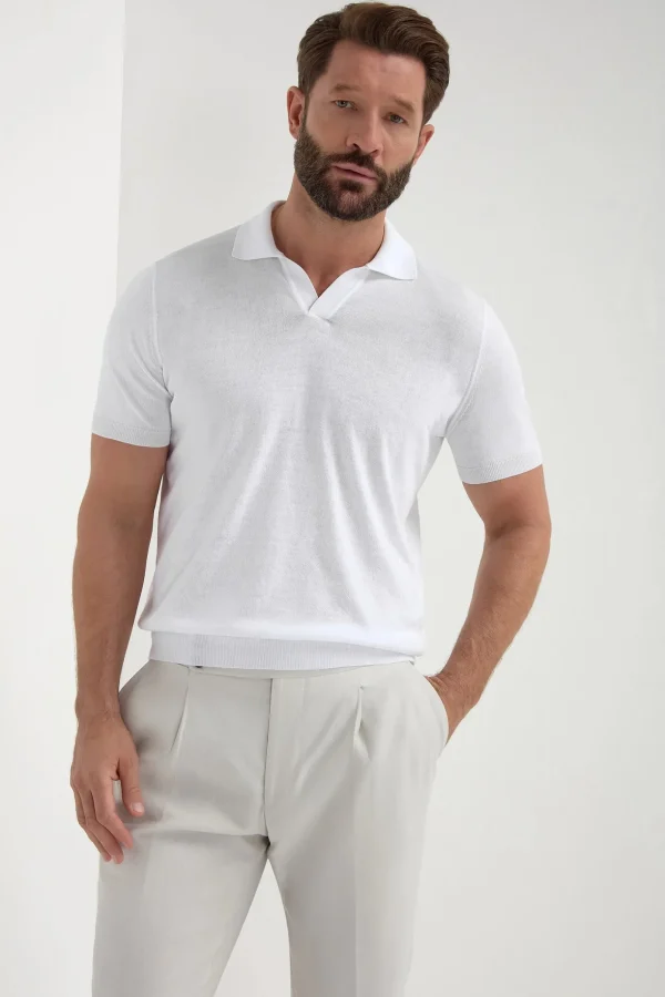 White polo - Made in Italy