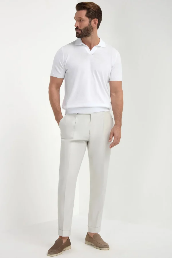White polo - Made in Italy