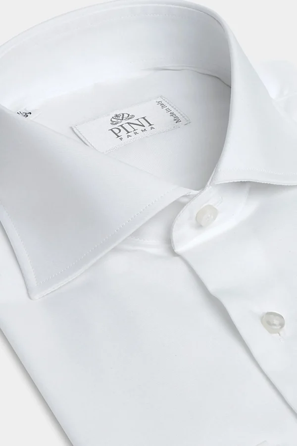 White Shirt with double cuff - Made In Italy