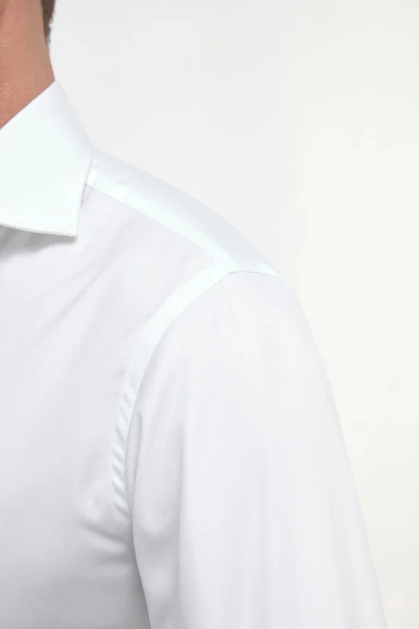 White Shirt with double cuff - Made In Italy