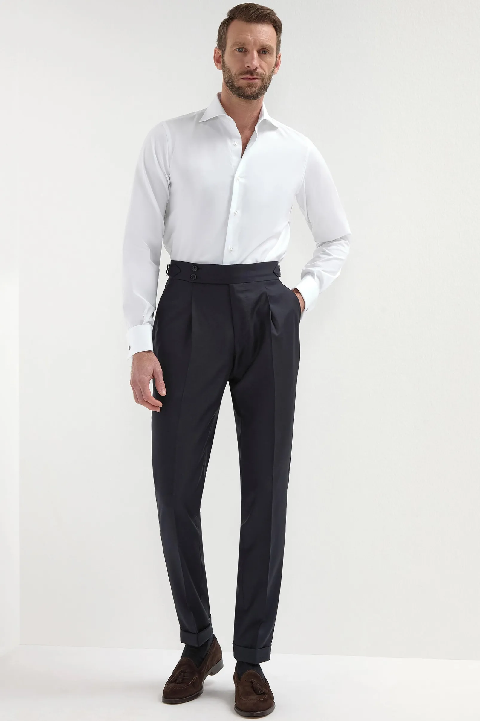 white_shirt_with_double_c_5.webp White Shirt with double cuff - Made In Italy