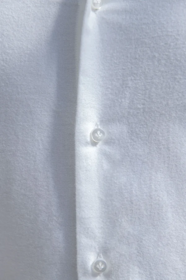 White soft oxford button down shirt - Made In Italy