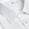 White tuxedo piqué BIB front Shirt - Made in Italy