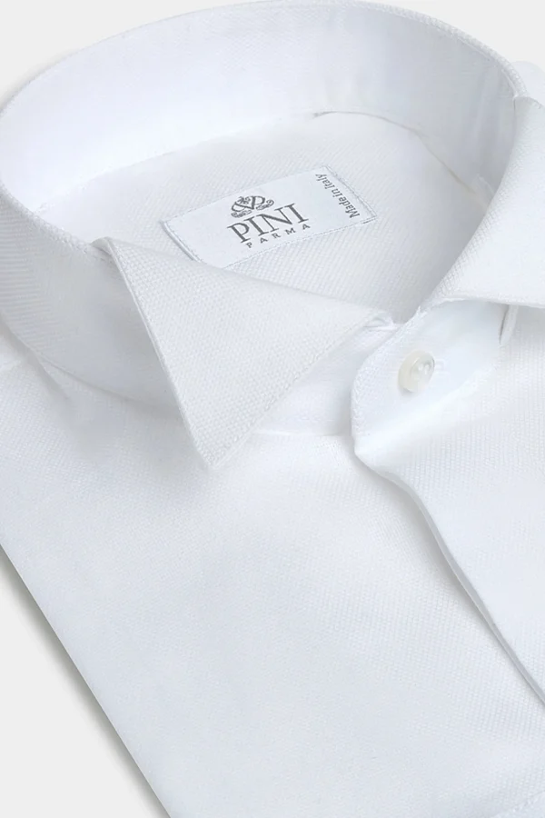 White tuxedo Shirt - Made in Italy