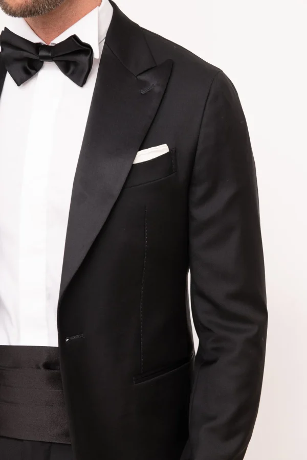 White tuxedo Shirt - Made in Italy