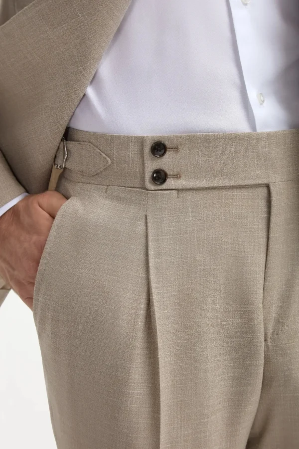 Beige Suit - Made in Italy