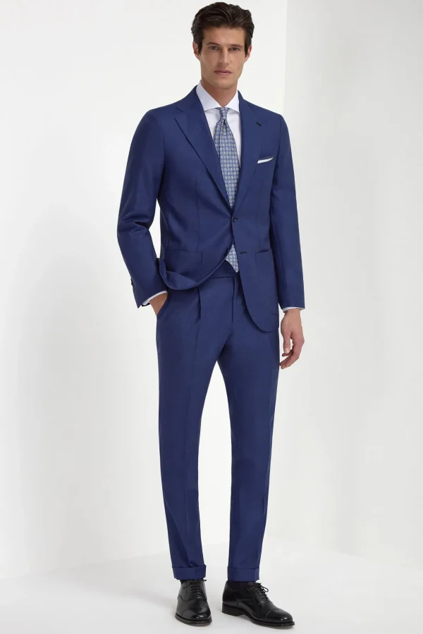 Royal blue suit - Made in Italy